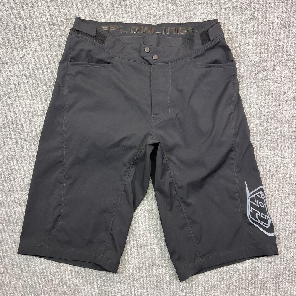Troy Lee Designs Flowline Cycling Shorts Mens 32 Black Mountain Bike Trail MTB